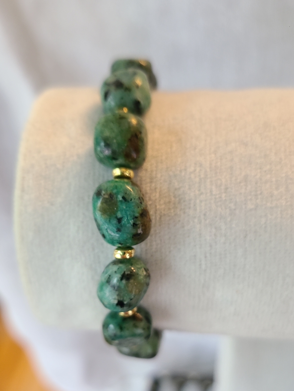 African Turquoise Jasper Chunky Bracelet